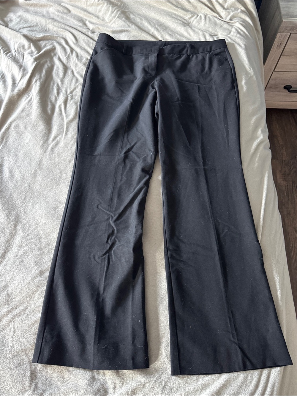 Worthington Black Wide-Leg Dress Pants